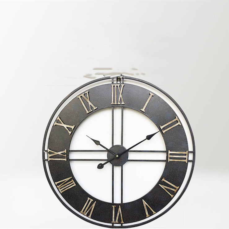 Orologio da parete Numeri romani cross