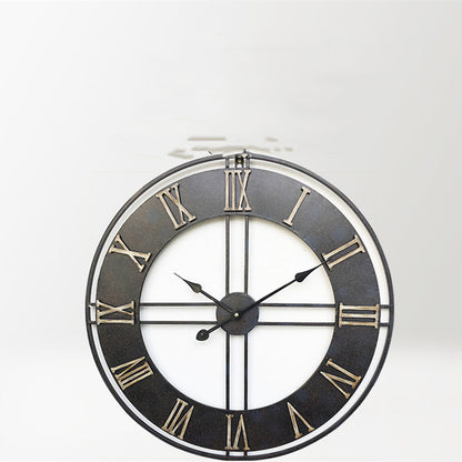 Orologio da parete Numeri romani cross