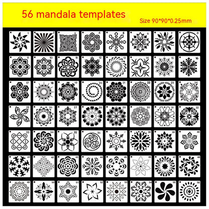 Stencil mandala