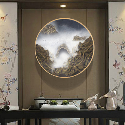Quadro in MDF Montagne stile cinese