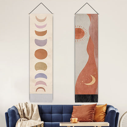 Quadro paesaggio nordico astratto