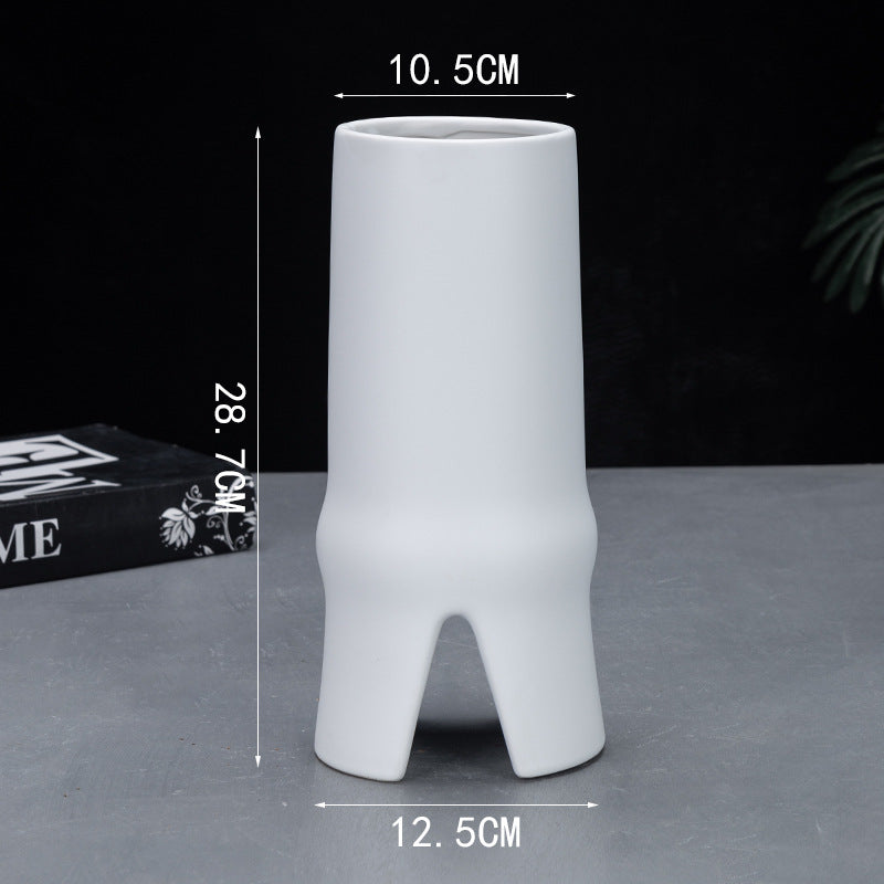 Vaso ceramica geometrico moderno