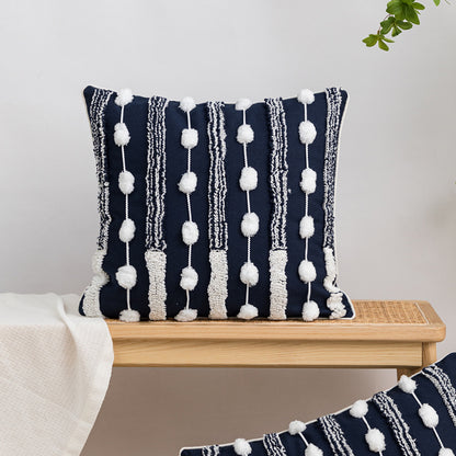 Copricuscino imbottito stile boho
