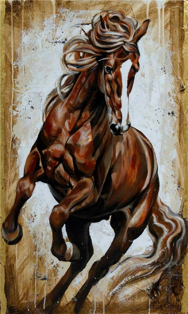 Quadro cavalli nordico