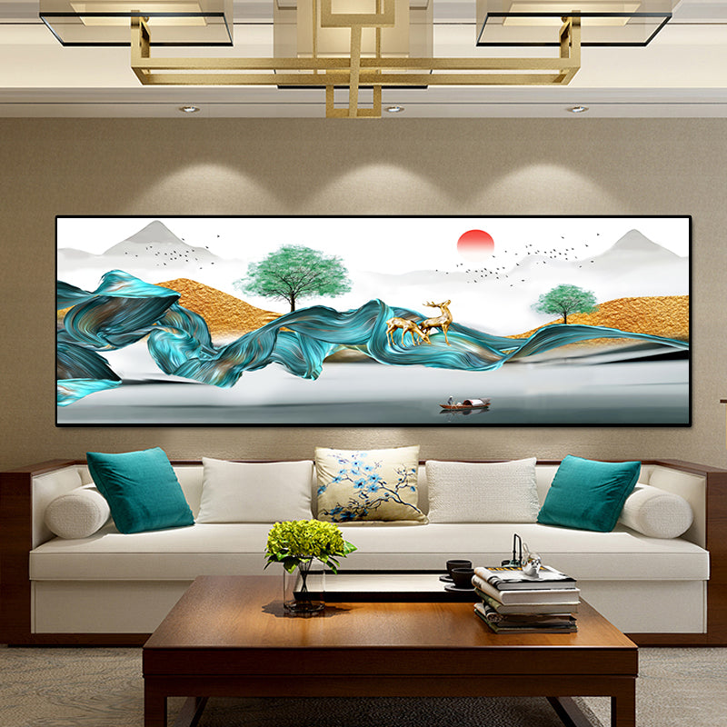 Quadro Paesaggio Alba
