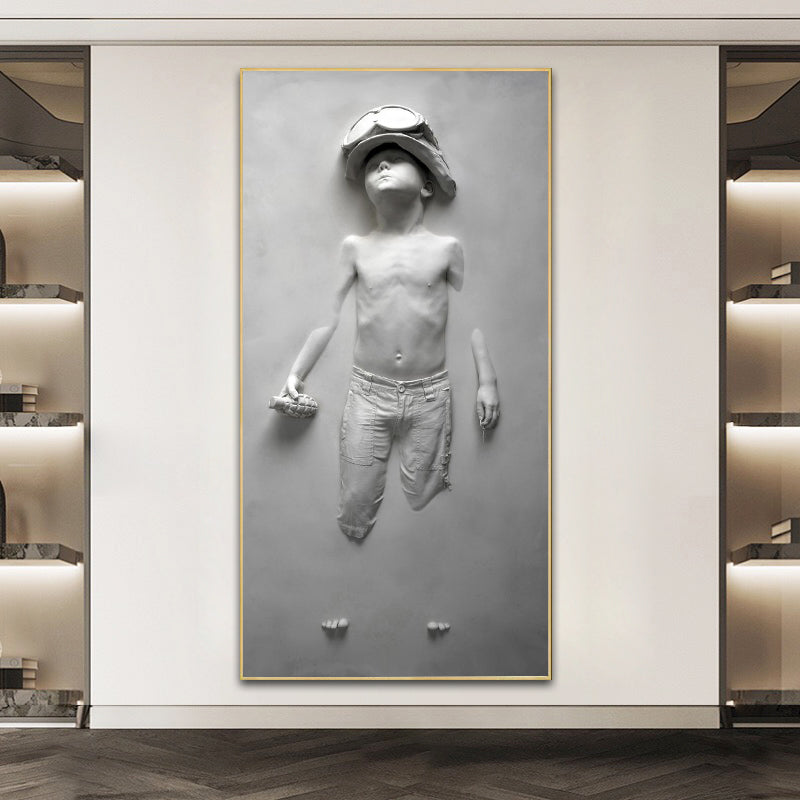 Quadro astratto ragazzo