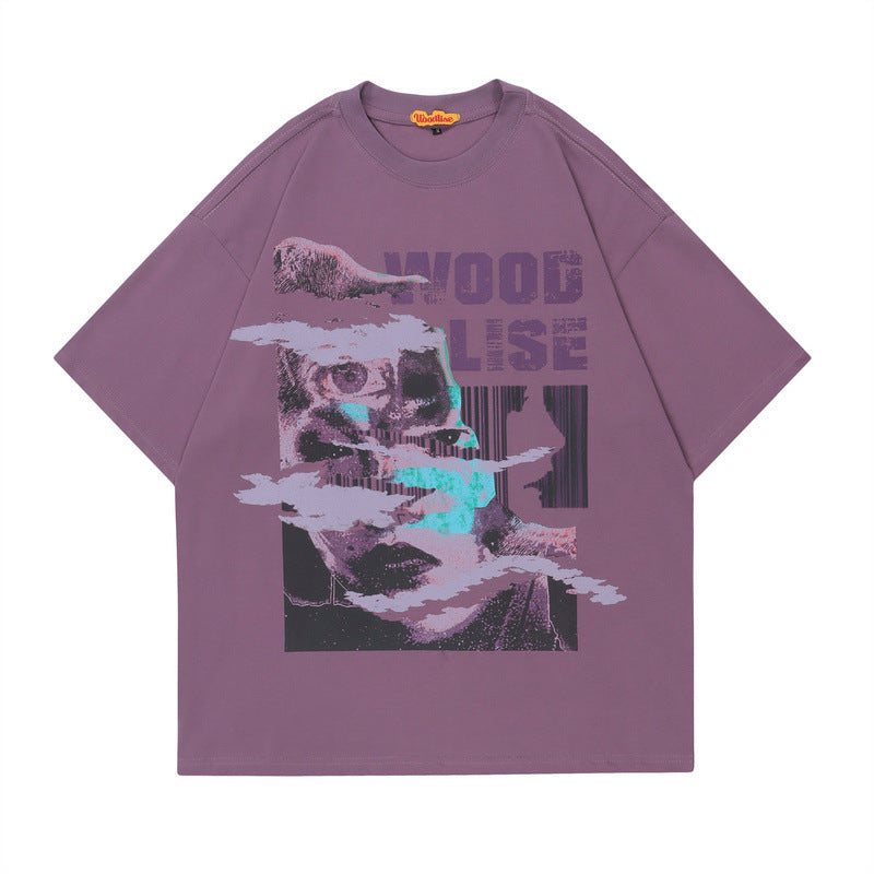 T-shirt stampa astratta