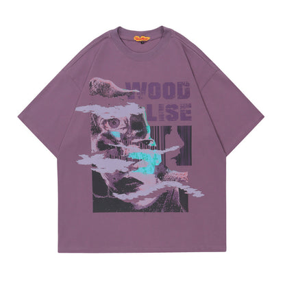 T-shirt stampa astratta