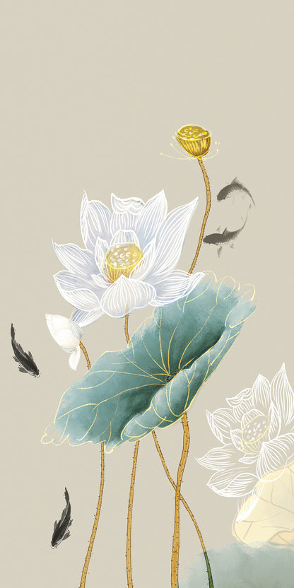 Quadro Fiori Asiatici