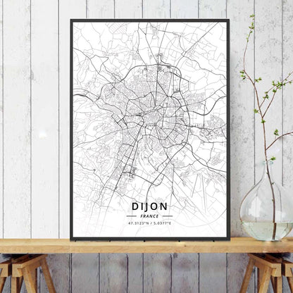 Poster mappa città