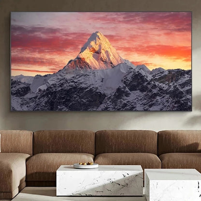 Quadro montagne innevate