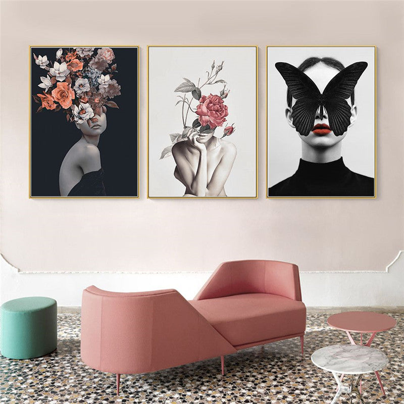 Quadro Floreale Astratto