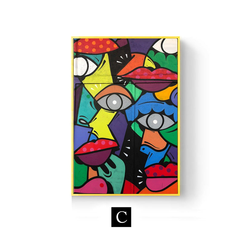Quadro Graffiti Astratto