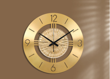 Orologio da parete Dorato pendolo tessitura