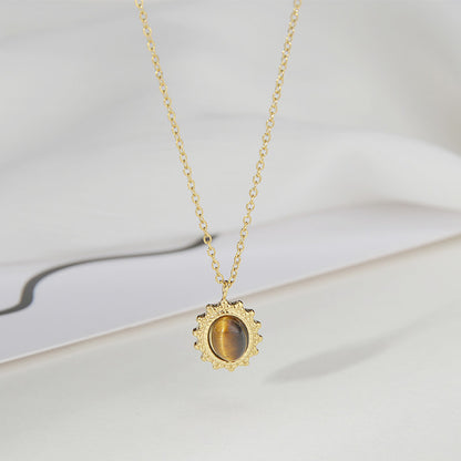 Collana pendente turchese