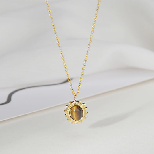Collana pendente turchese