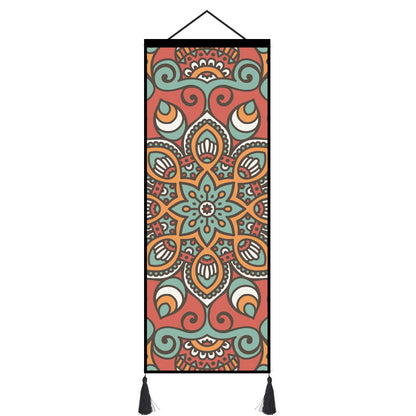 Quadro su tela Mandala indiani colorati