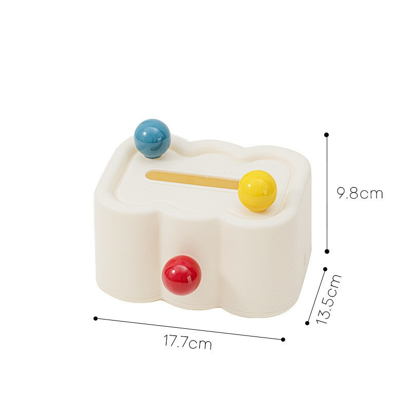 Scatola fazzoletti crema