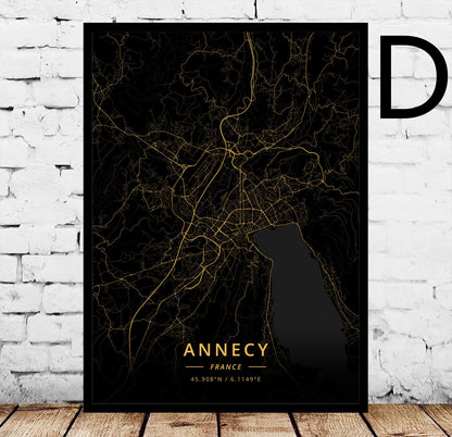 Poster Città Francesi