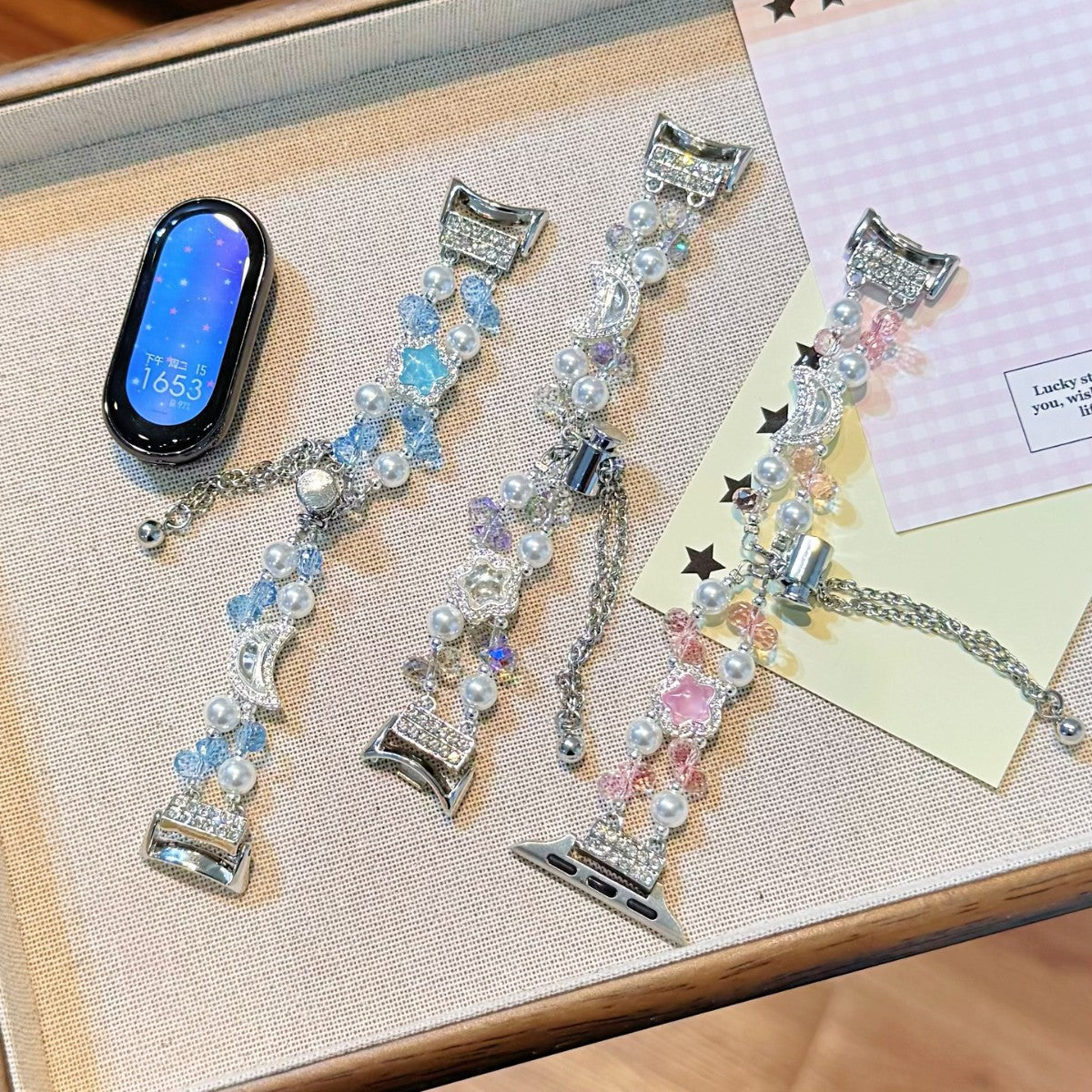 Cinturino smartwatch notte stellata