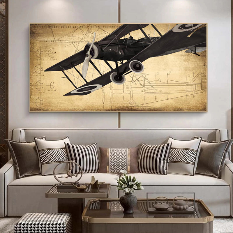 Poster aereo vintage