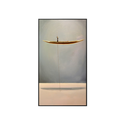 Quadro barca astratta