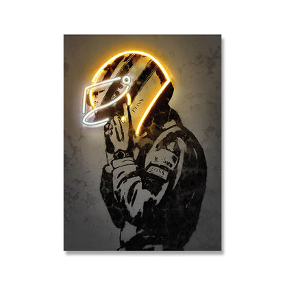 Tela Neon Casco Vintage