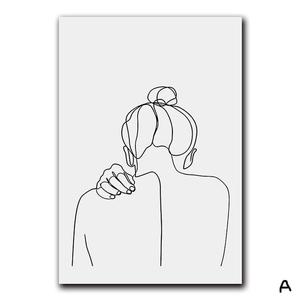 Quadro Donna Minimale