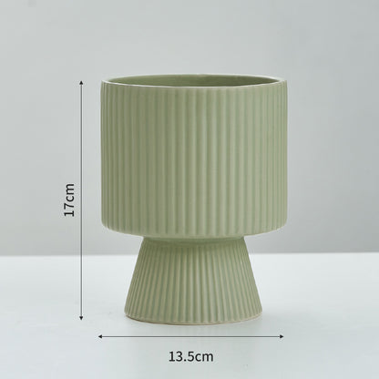 Vaso ceramica righe