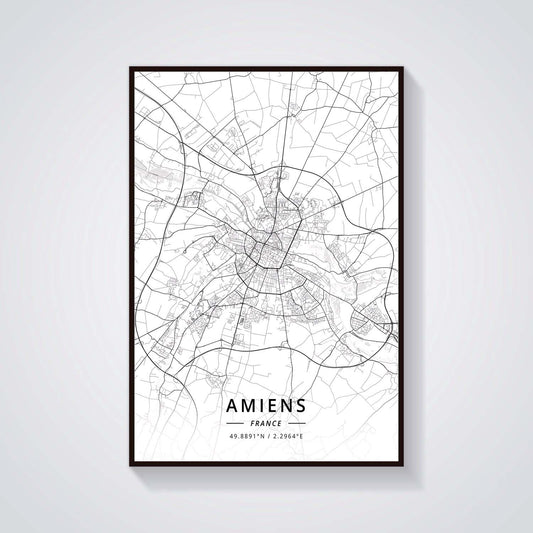 Quadro su tela Mappa della Provenza