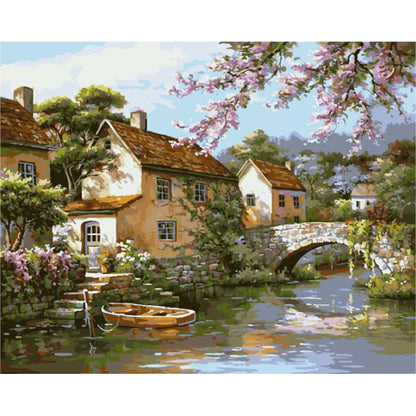 Kit pittura olio paesaggio