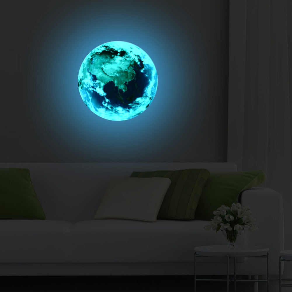 Adesivo 3D Luna Terra