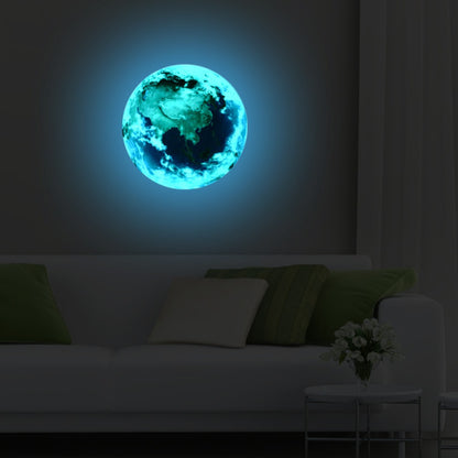 Adesivo 3D Luna Terra