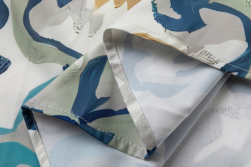 Camicia uomo stampa fiori