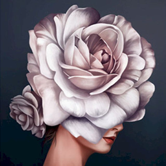 Arazzo Donna coronata di rose
