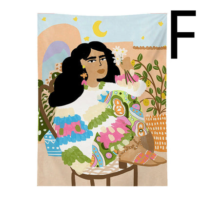 Tappezzeria Illustrazione Ragazza