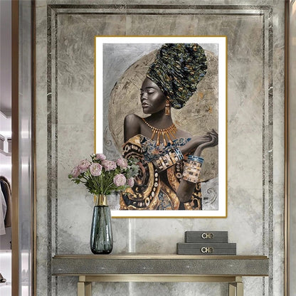 Quadro arte africana astratta