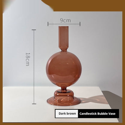 Candelabro vetro minimalista