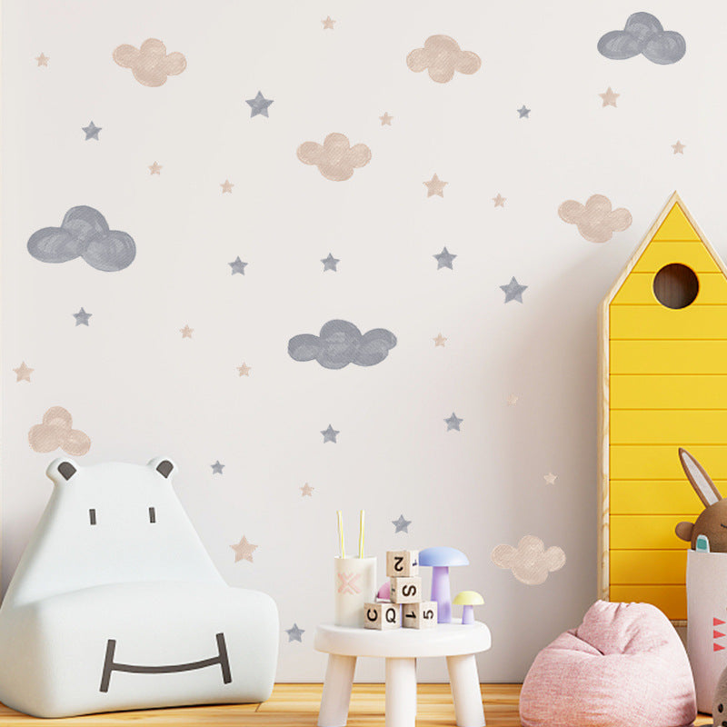 Sticker nuvole e stelle