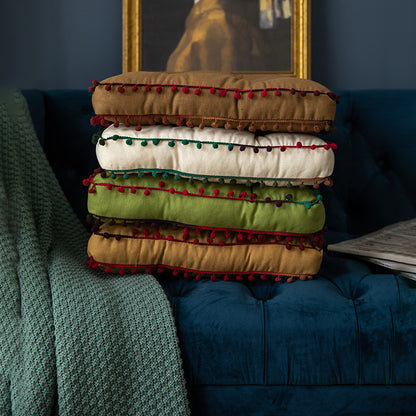 Cuscino con Pompon Nordico