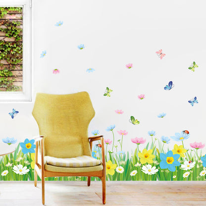 Adesivo murale fiori