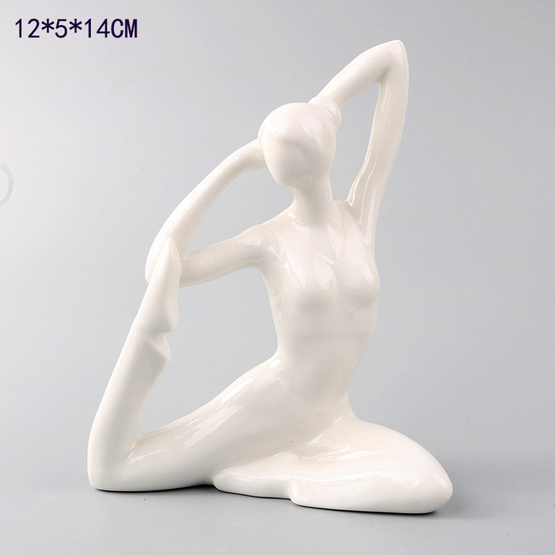 Scultura ragazza yoga
