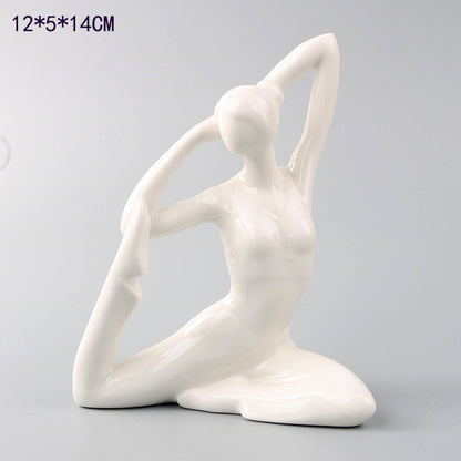 Scultura ragazza yoga