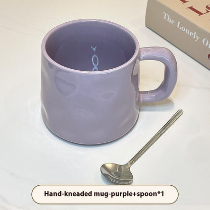 Tazza rosa forma bombata