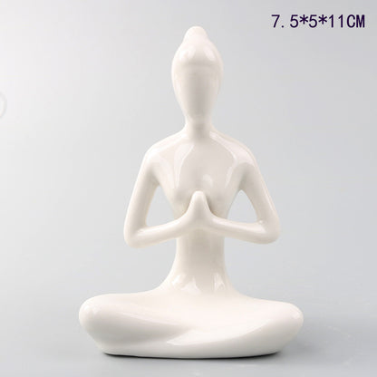 Scultura ragazza yoga