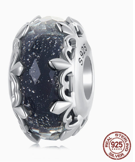 Charm Argento Perline