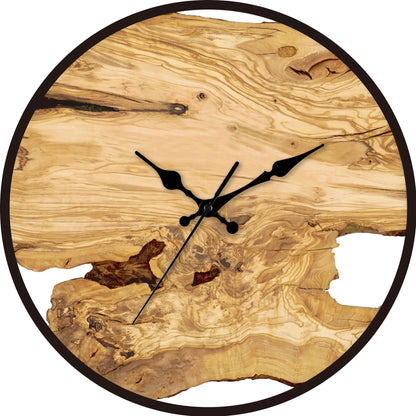 Orologio da parete Texture legno naturale
