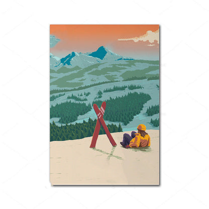 Quadro nordico senza cornice