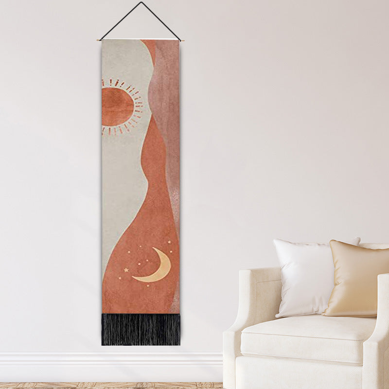 Quadro paesaggio nordico astratto