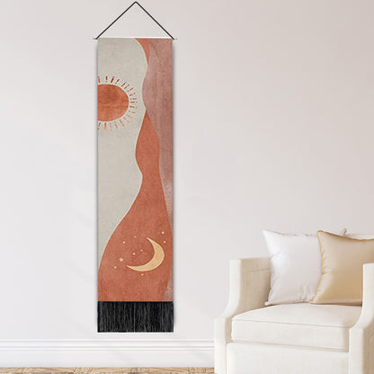 Quadro paesaggio nordico astratto